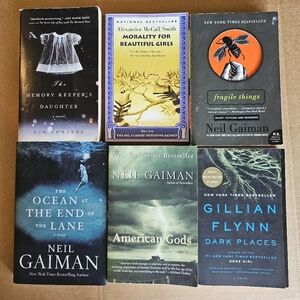 6 Thriller Books Neil Gaiman Kim Edwards Dark Places The Memory Keepers Daughter